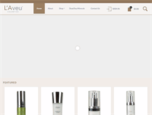 Tablet Screenshot of laveucosmetics.com